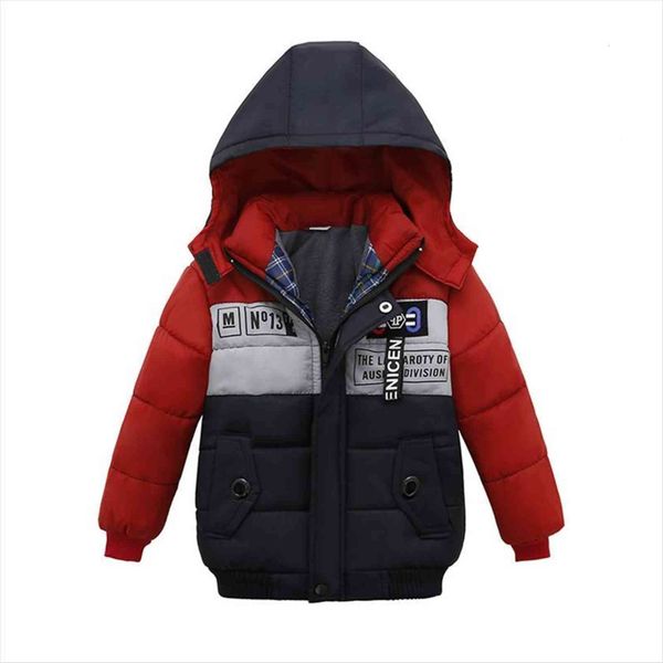 

winter childrens padded jacket toddler boys coat baby kids windproof children for 0 4 years, Blue;gray