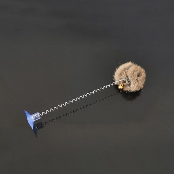 

cat toys sucker spring bell swing ball funny stick 3 purple