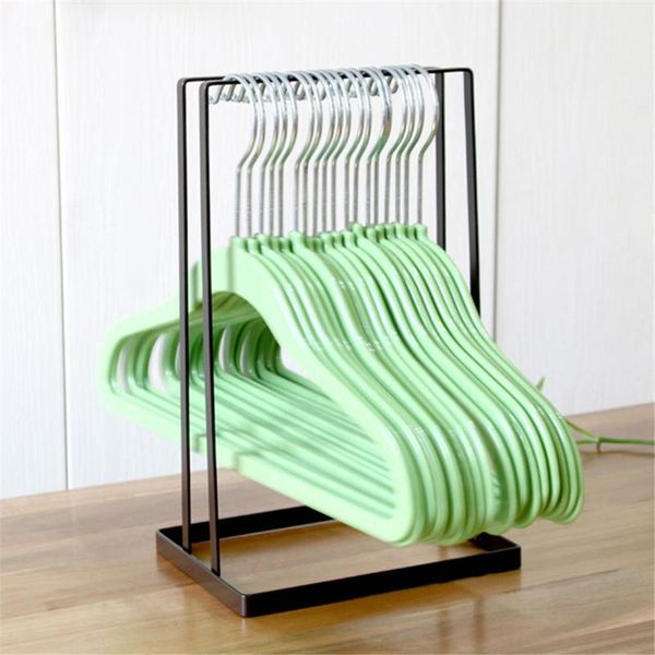 

multifunctional clothes hanger storage rack hanging organizers home holder dry shelf boxes & bins