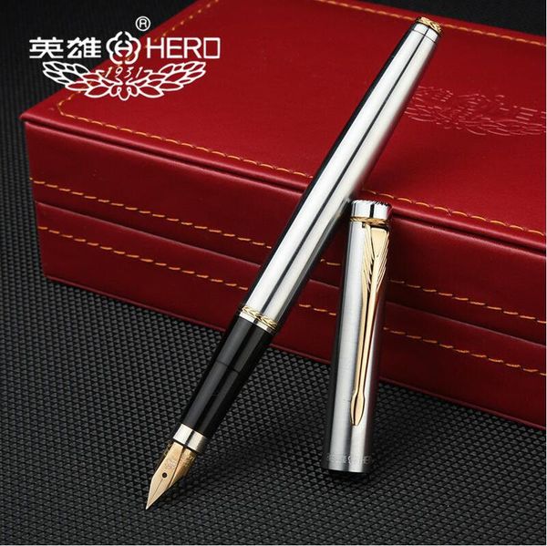 

hero 200 metal ink fountain pen office business men signature writing buy 2 pens send gift