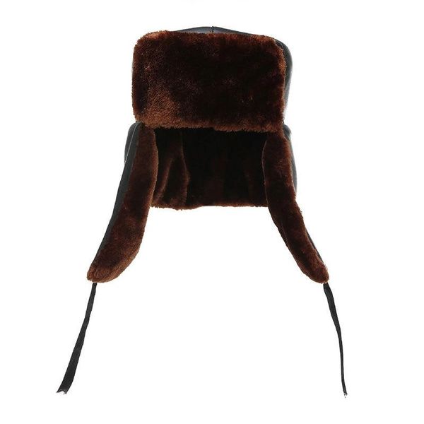 

berets b-8545 bomber hat outdoor warm fur cap ear protection hats male windproof plus size, Blue;gray