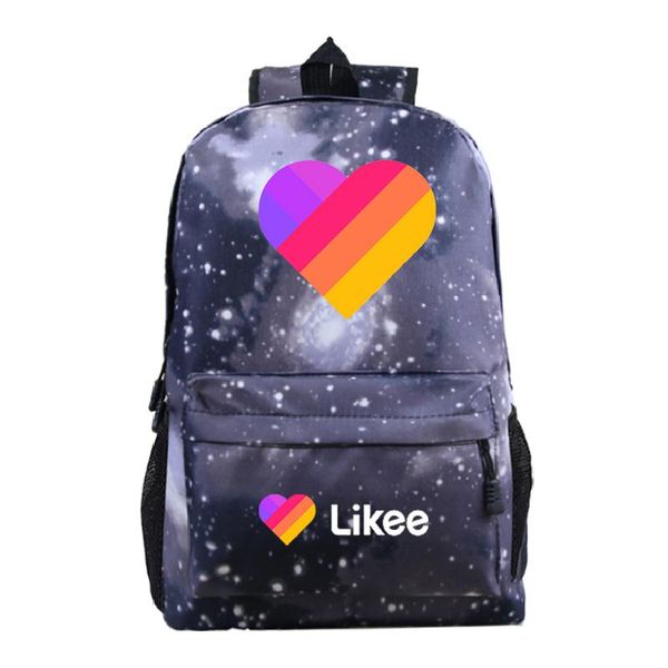 

backpack russian likee video app student heart cat bookbag softback lapharajuku bag mochila fashion