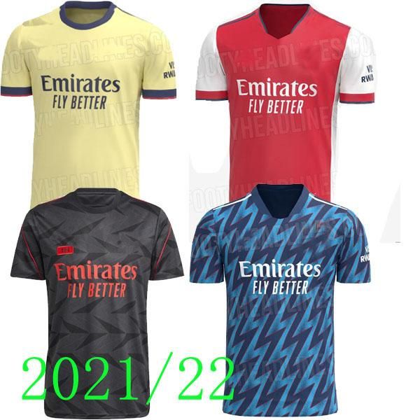 

21 22 arsen 424 soccer jerseys gunners pepe saka thomas willian nicolas fourtwofour collection football shirts 2021 2022 men home away k, Black;yellow