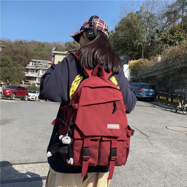 

large capacity casual schoolbag for girls and boys school backpack middle students high backpacks bags