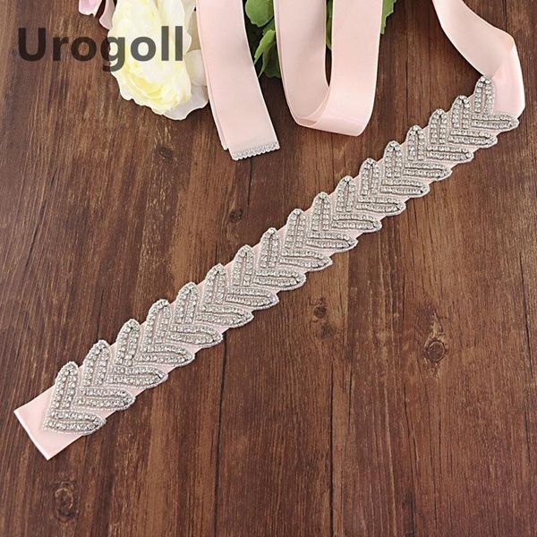 

wedding sashes trendy belt wide waist rhinestone trim applique bridal formal noble ribbon sash for women girl dress up, White