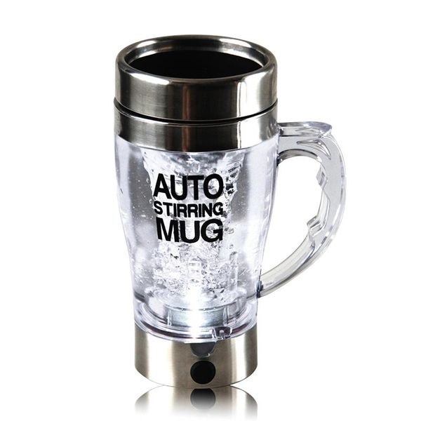 

mugs self stirring mug automatic electric lazy coffee mixing tea mix cup travel double insulated thermal