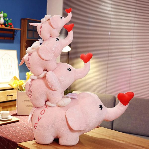 30cm elefante brinquedo de pelúcia bonito animais de pelúcia boneca casa decoração de alta qualidade elefantes brinquedos