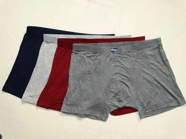 

japanese single men's fattening modal boxers soft leggings, Black;white