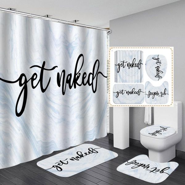 

shower curtains white get naked curtain with non slip rug mat bathroom waterproof polyester hooks