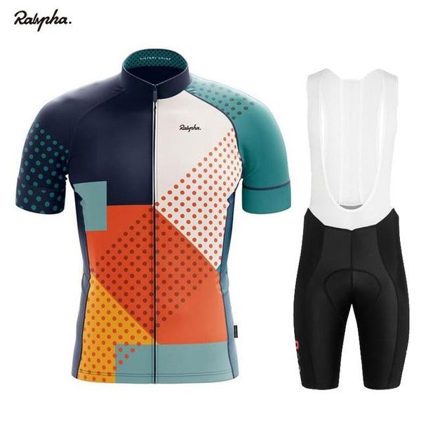 

racing sets raphaful 2021 men's cycling wear bicycle roupas ropa ciclismo hombre mtb maillot summer road bike triathlon suits, Black;blue