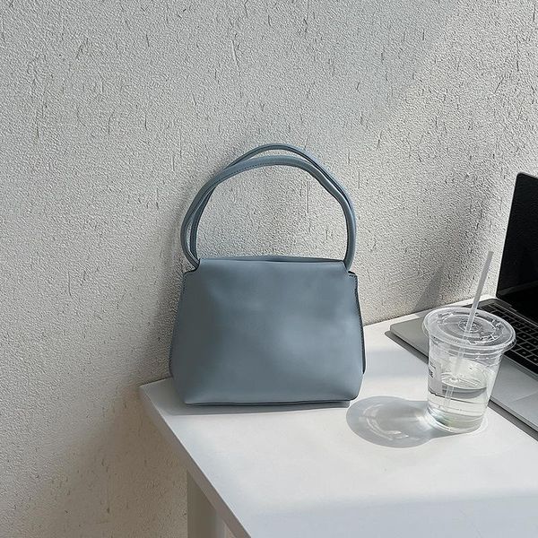

shoulder bags simplicity design armpit for women 2021 solid color soft pu leather crossbody bag women's handbag travel tote