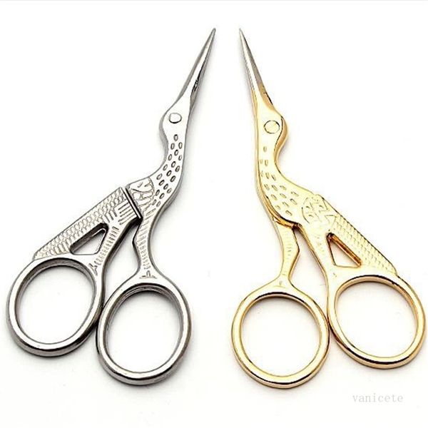 Scissors de aço inoxidável de ponto transversal beleza pessoal restauração de ouro banhado a ouro Tesoura T500727