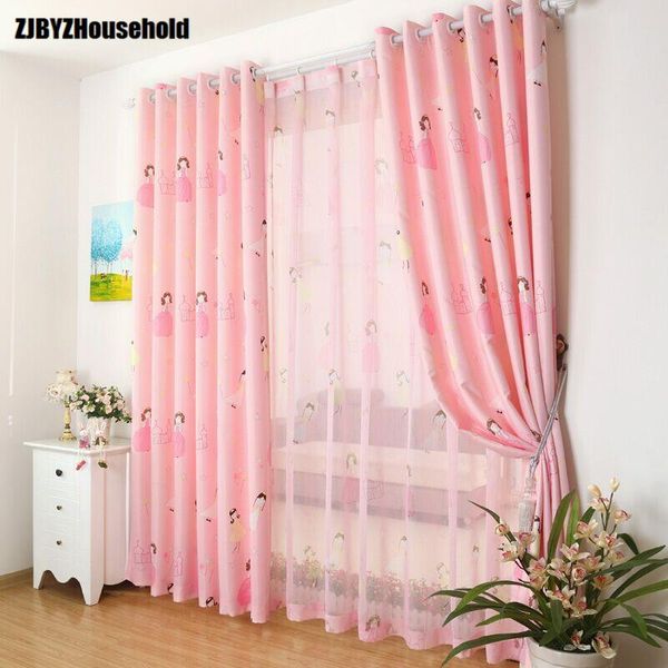 

curtain & drapes cute cartoon custom green shading cloth curtains for living room windows dining bedroom children princess castle