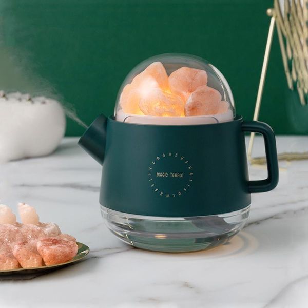 

magic teapot humidifier battery aroma diffuser oil home difusor aromaterapia humidificador auto mist maker with color night lamp humidifiers