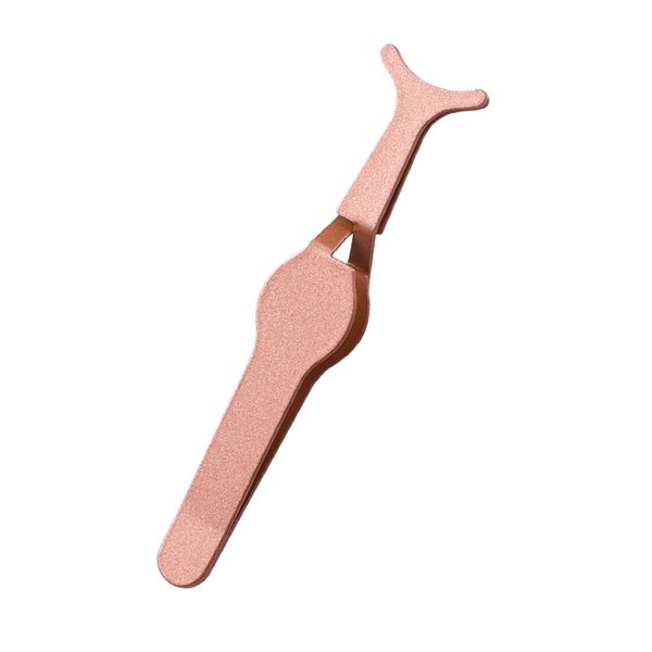 Pinzette per sopracciglia Stain Steel Punta inclinata Viso Depilazione Curler Clip Cosmetic Brow Trimmer Strumento per il trucco per la bellezza