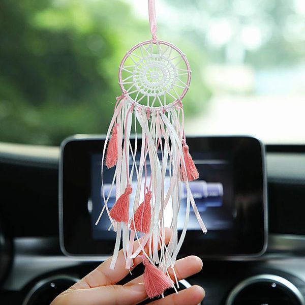 

interior decorations auto handmade dream catcher wind chimes car pendant decoration automobiles living room garden hanging suspension orname
