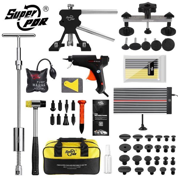 

professional hand tool sets super pdr tools paintless dent repair slide hammer bridge puller lifter kit removal for car herramientas