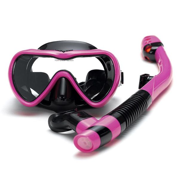 

diving masks anti-fog swimming goggles snorkel tube scuba and snorkeling mask set