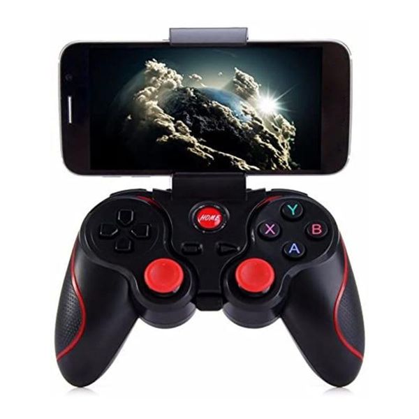 

game controllers & joysticks x3 wireless bluetooth gamepad controller for ps3/android smartphone tablet tv box holder phone support joystick