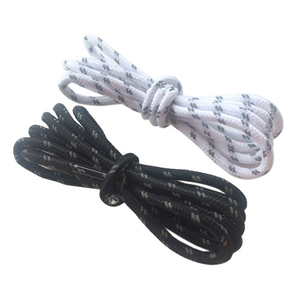 

weiou new fashion reflecting shoe laces 120cm checkered glowing shoelaces 3m reflective rope lace for sports shoes decoration, White;pink
