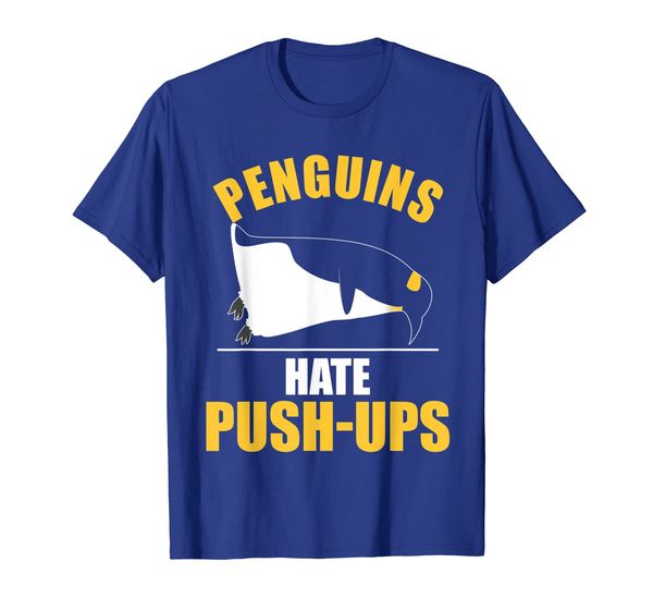 

Workout Sport Penguin T-Shirt Penguins Hate Push-Ups Tees, Mainly pictures