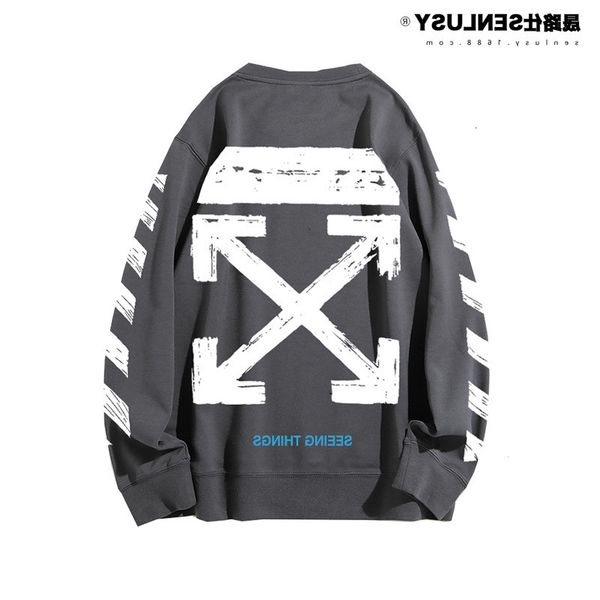 

fall 2021 thin off sweater trend crew neck hoodie fall winter bottoming shirt plus 3xl jacket, Black