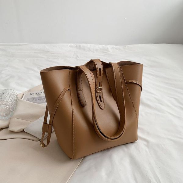 

evening bags retro bag handbags 2021 korean fashion moda feminina bolsas femininas de luxo large-capacity shoulder 2-in-1 tote