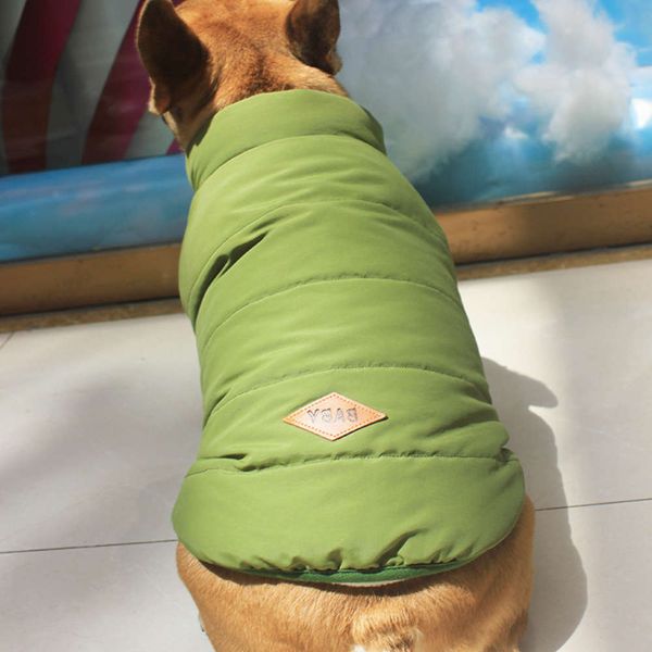 

the dog clothes pet of 18 years bulldog cotton vest thickened warm dog clothes in autumn and winter