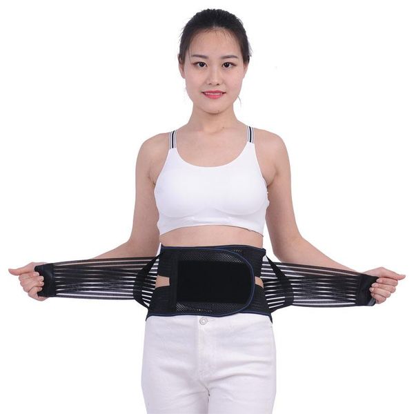 

breathable self-heating thermal insulation with memory plate support hip and double compression elastic bandage waist, Black;gray