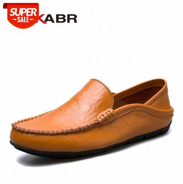 

dekabr comfortable handmade leather shoes casual men's flats design man driving soft bottom men size 38-47 #g05z