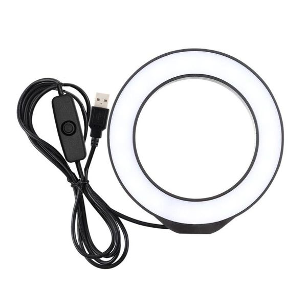 

flash heads 4.7 inch usb fill light white led pography selfie ring video vlogging live for blogger