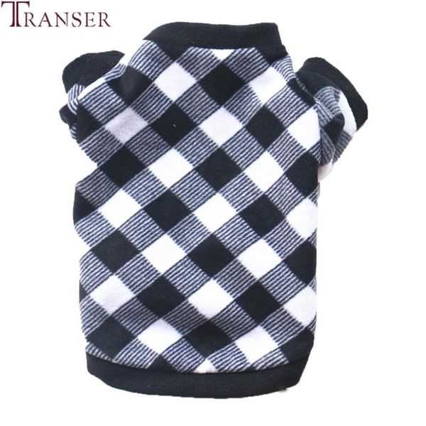 

dog apparel transer england style black plaid clothes o neck short sleeve pet tees spring autumn puppy clothing sweater shirt 912