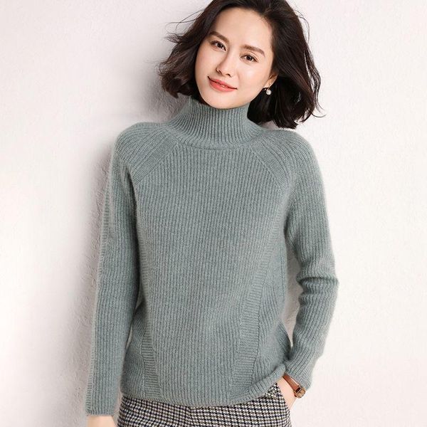 

women's sweaters 2021 autumn winter sweater women slim turtleneck basic jumper fashion knitwear pullovers fall solid cropped z34, White;black