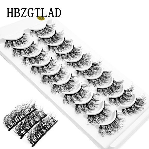 

false eyelashes 2/10 pairs 100% real mink 3d natural fake lashes soft eyelash extension makeup kit cilios