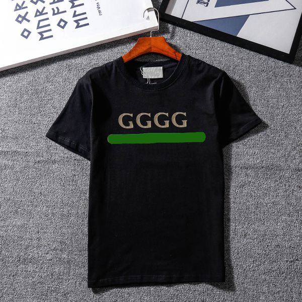 

20ss mens t shirt designer 3d letters printed stylist casual summer breathable clothing men women clothes couples tees wholesale 00, White;black