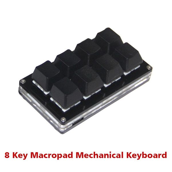 

keyboards programmable keyboard 8key usb macro programming mechanical custimize diy for game drawing media player wins