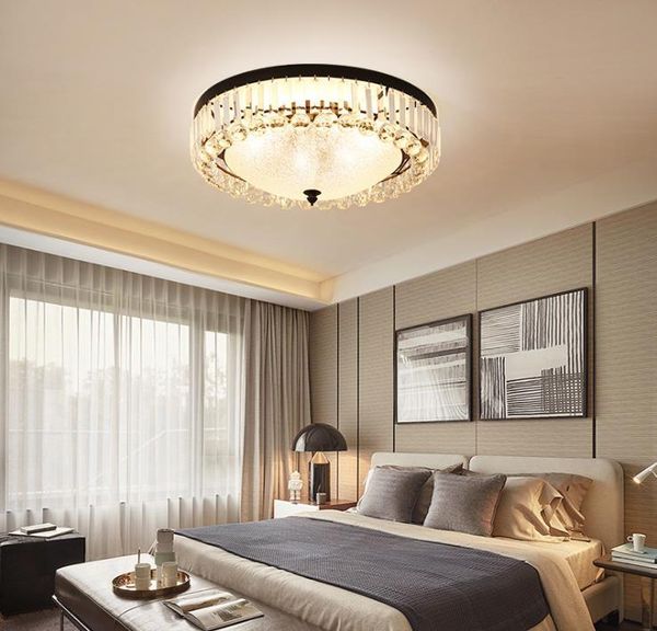 

ceiling lights american lamp living room bedroom simple modern led crystal