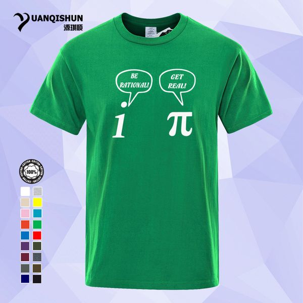 

yuanqishun tee be rational, get real maths science geeky funny joke pun pi t-shirt novelty gift tshirt for men tee shirts 1183-f, White;black