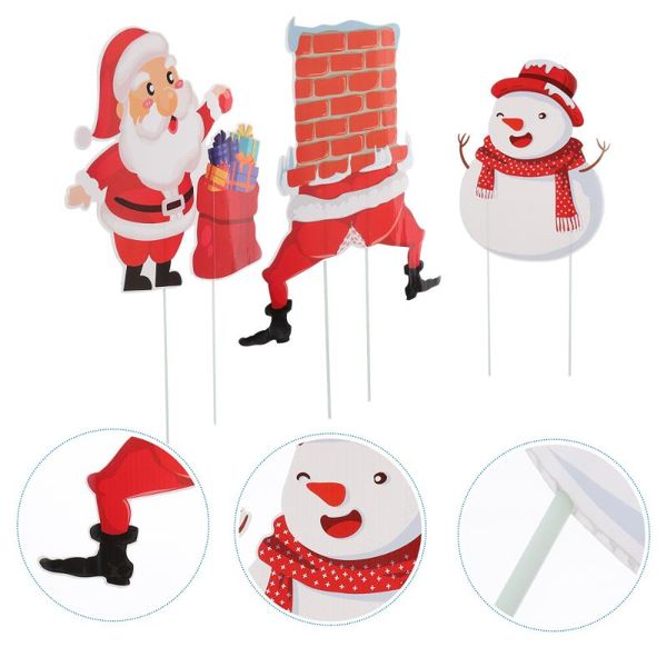

christmas yard signs garden lawn scene decorations Â christmas greeting cards