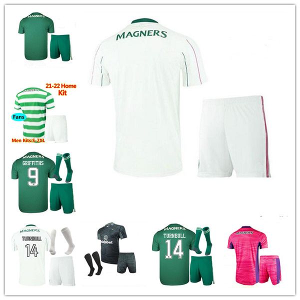 

2021 2022 celtic soccer jerseys fans player version 21 22 mcgregor griffiths edouard brown duffy turnbull christie etyounouussi football shi, Black;yellow