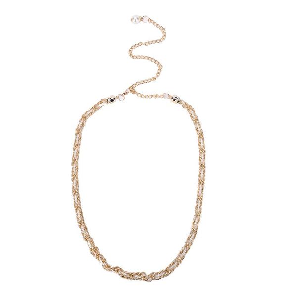 

belts 1pcs luxury metal elastic sparkling rhinestone single row chain diamond belt female for women, Black;brown