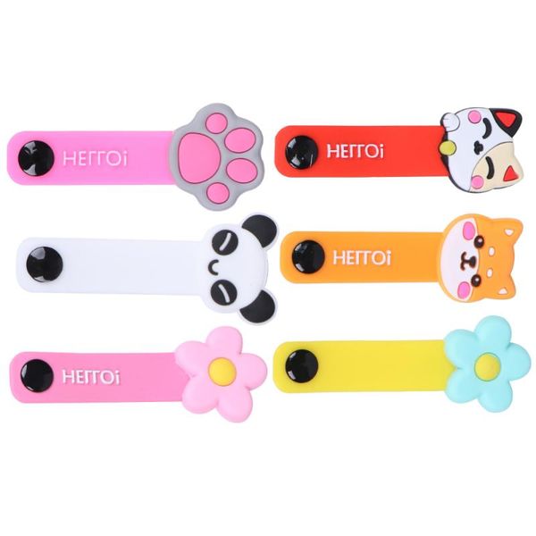 

hubs 12 pcs earphone cord organizer usb cable holder ties wire for deskoffice