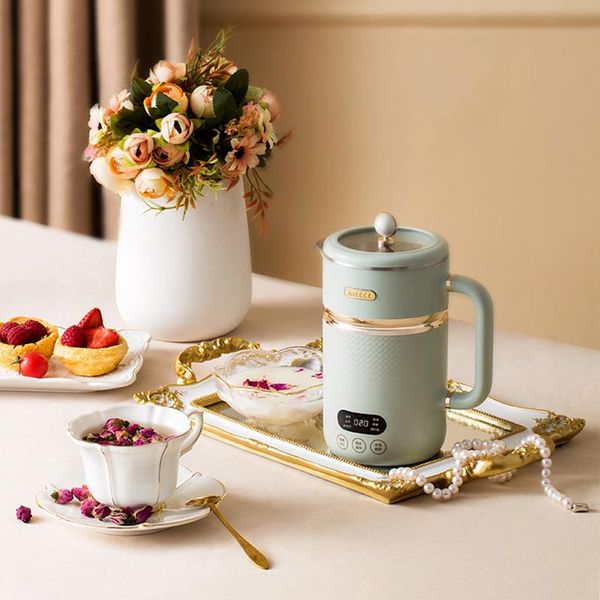 

protable electric kettle 450ml multifunction health pot mini stew cup home milk mixing kitchen appliances kettles