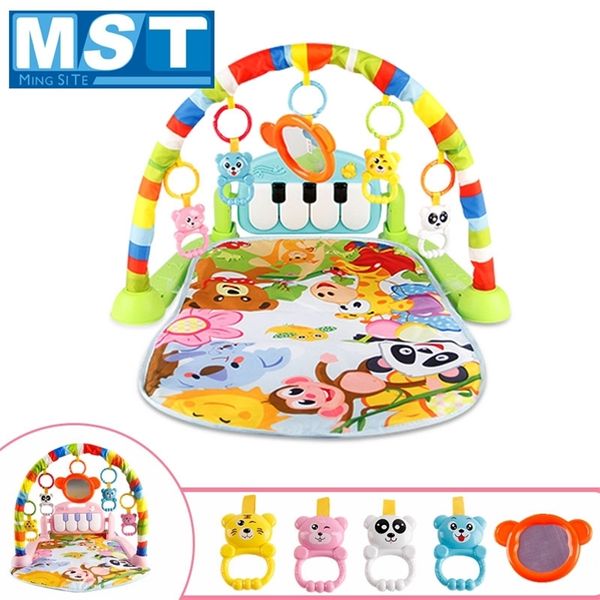 Giocattoli musicali per bambini Tappetini da gioco Tappeti per bambini Tappeto educativo con tastiera di pianoforte Palestra per animali Tappetino per bambini Tappetino per bambini Tappetino strisciante 210402