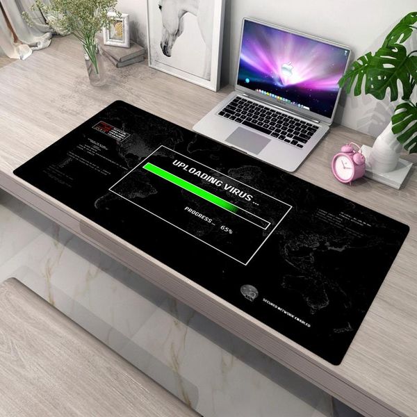 

mouse pads & wrist rests kawaii gaming accessories pad 900x400mm number code gamer desk big mousepad table cute anime mats