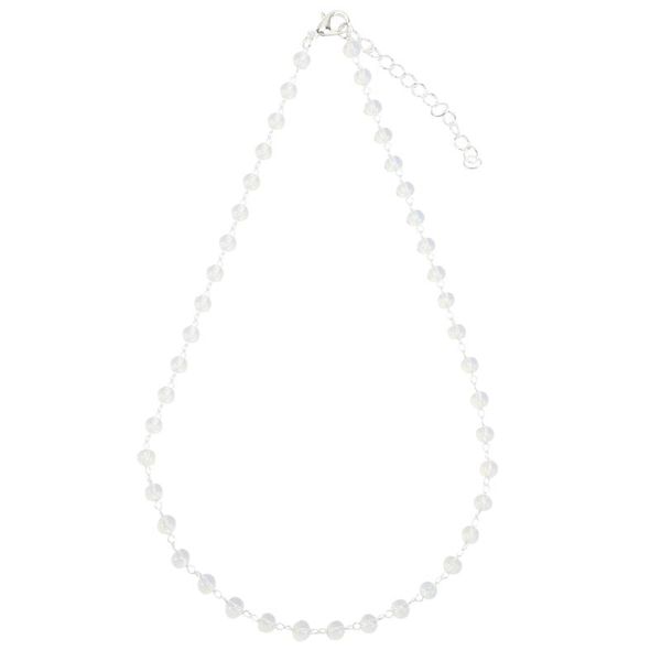 

pendant necklaces delicate beads necklace clavicle chain jewelry for girls and ladies, Silver