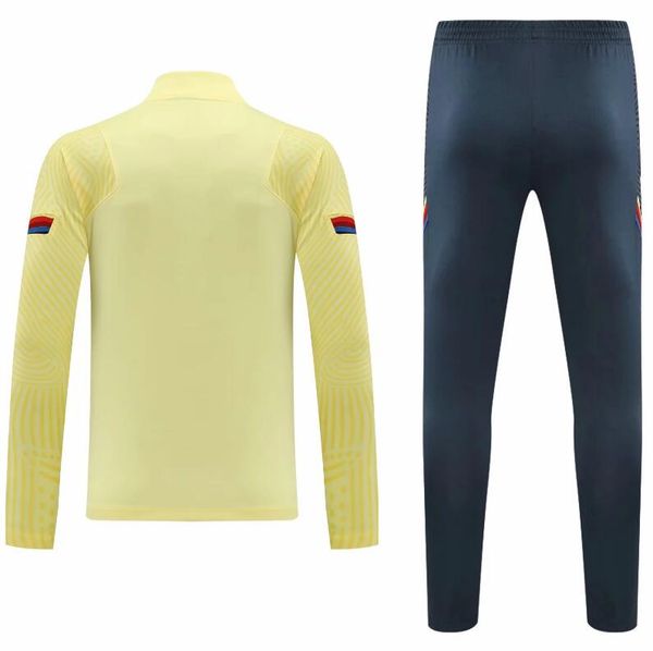 

20/21 chivas de guadalajara soccer training suit 2022 2021 half-zip sweatshirt sudadera entrenamiento survetement chandal, Black