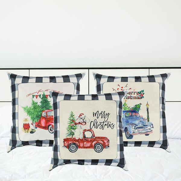

pillow case 45*45cm christmas cushion cover cute gift decorative covers for home sofa car throw pillowcases