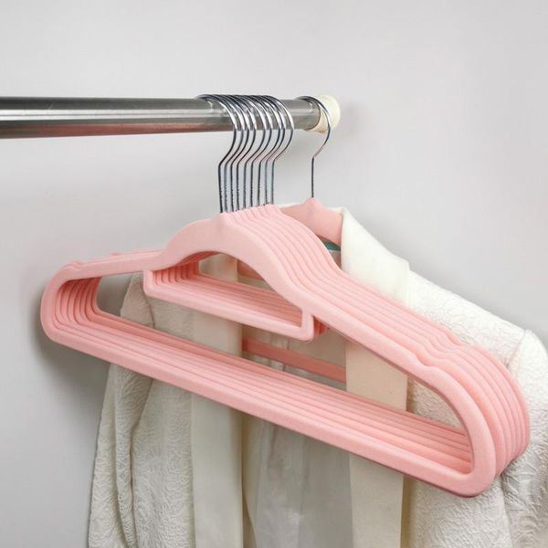 

hangers & racks 10pcs non slip hanger drying rack plastic clothes storage store hook coat el home organizer tool
