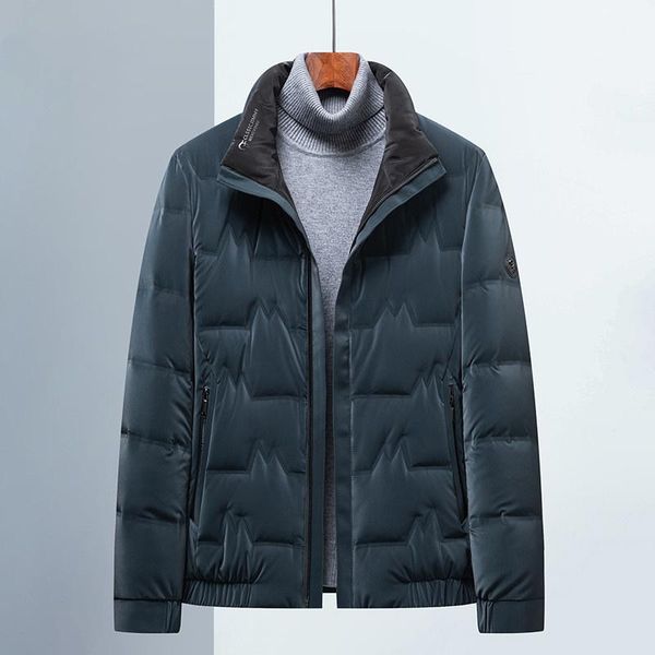 

men's jackets winter 2021 mens clothing 90% white down duck coats hooded fashion parka pockets brand windbreaker man, Black;brown